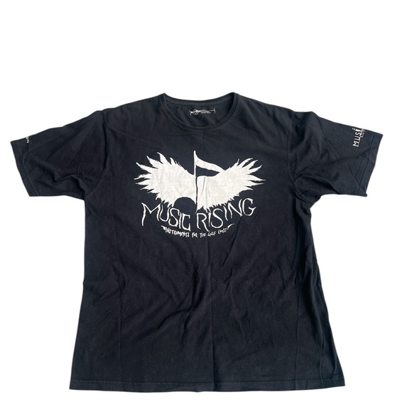 Hard Rock San Diego Music Rising Gulf Coast Black Graphic T Size Large - Picture 1 of 9